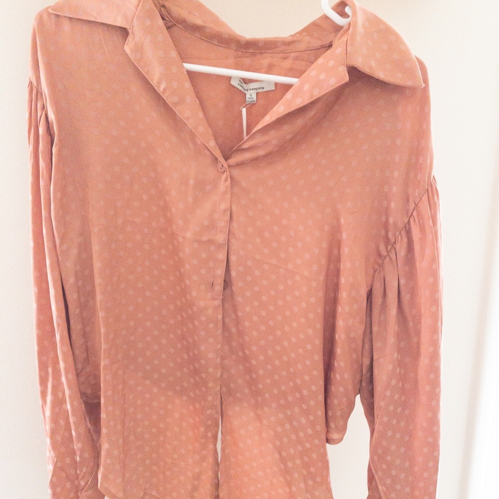 These Three Boutique  Silk Button Down